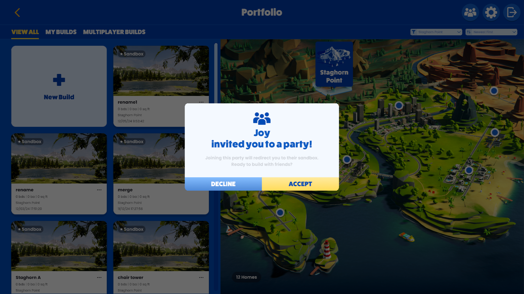 Hometopia New UI Screenshot